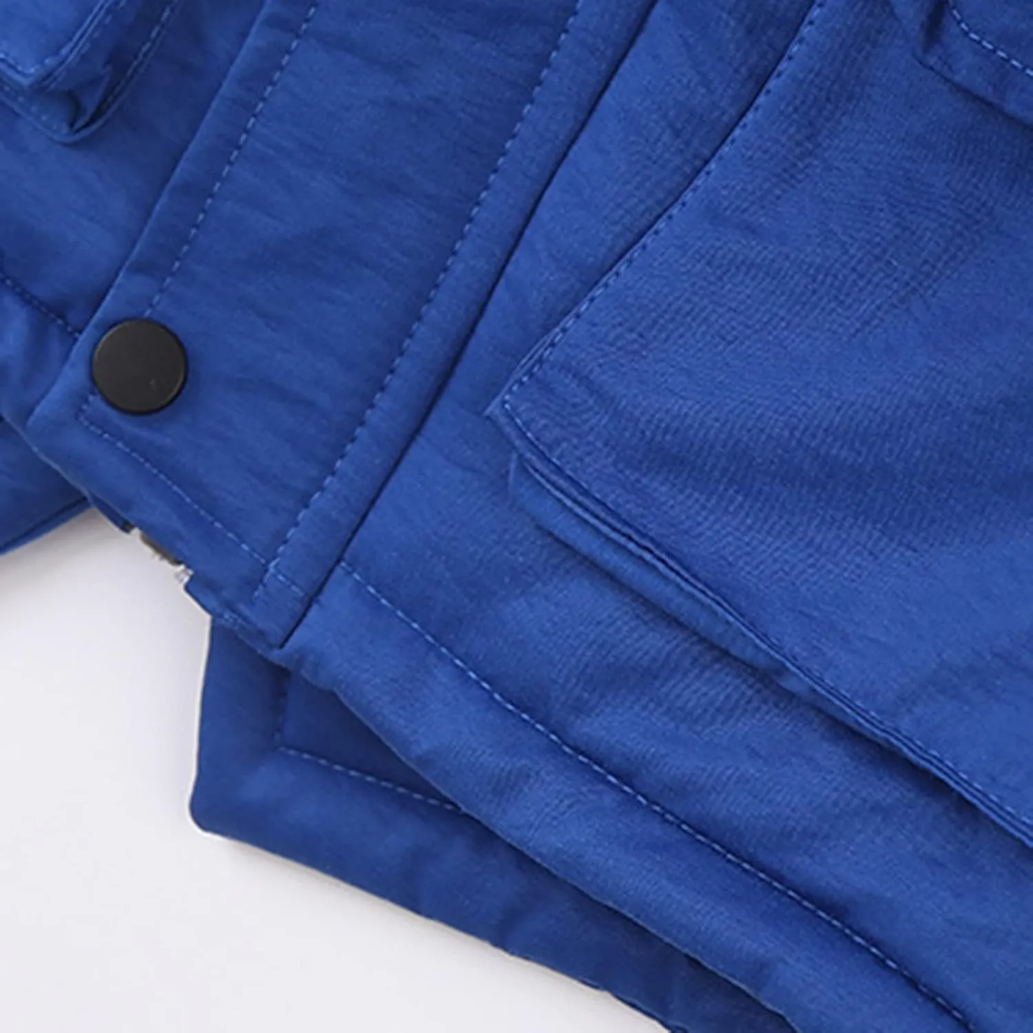 2-7 Years Kids Boy's Coat Fleece Lined Jacket Thick Winter Coat Hooded Winter Quilted Pu-ffer Par-ka Outerwear