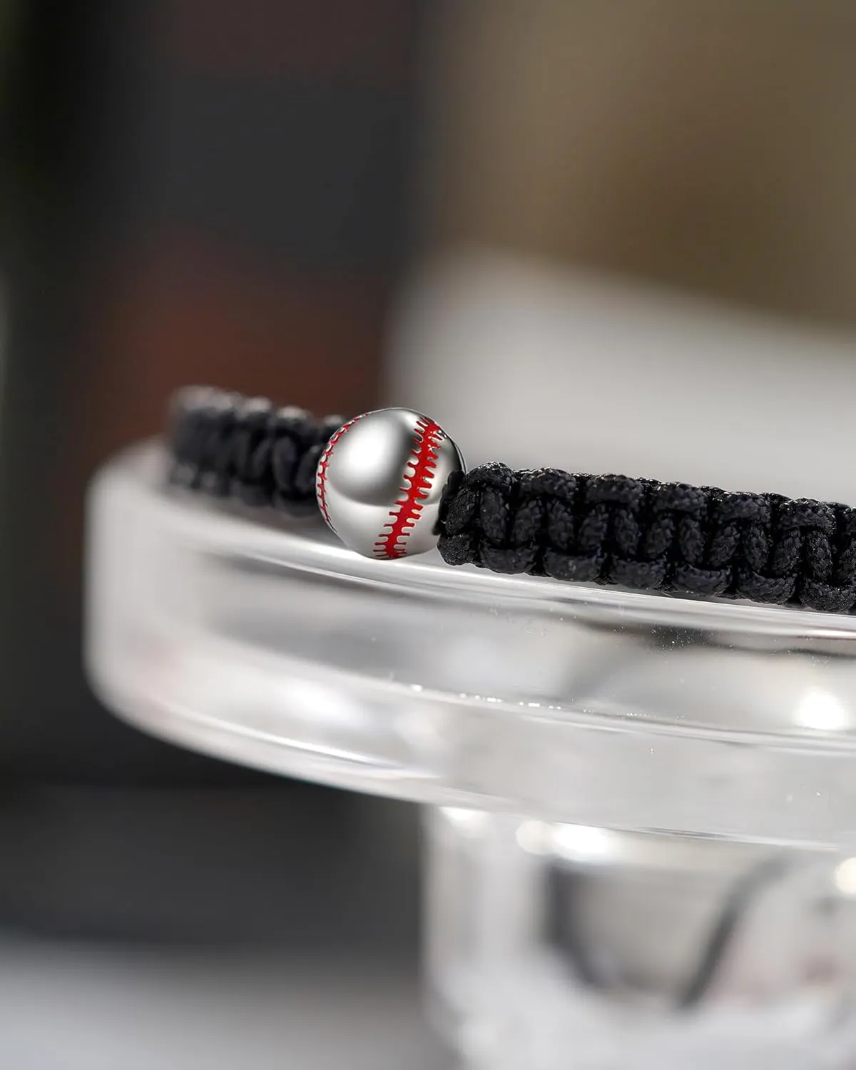 Baseball Football Soccer Gifts, Adjustable Braided Bracelets for Teen Men with Inspirational Quote Card