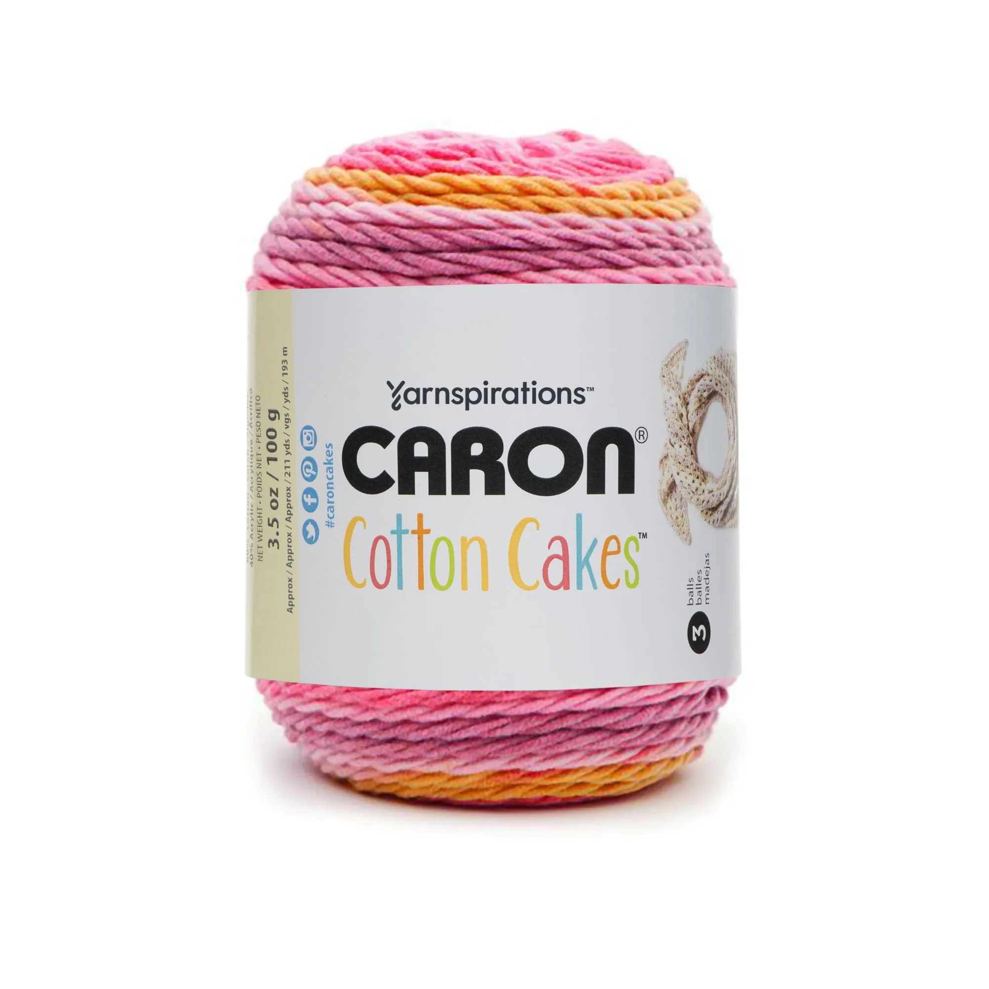 Caron Cotton Cakes Yarn - Clearance Shades