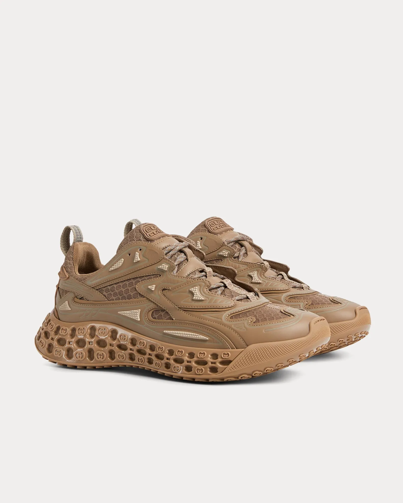 cub3d Demetra Brown Low Top Sneakers
