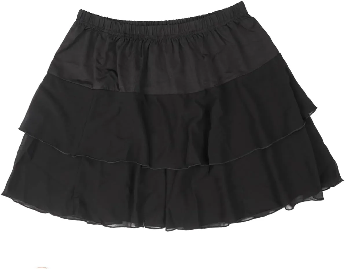 Lace Shirt Extender for Women Plus Size Underskirt Elastic Waist Half Slip Mini Skirts