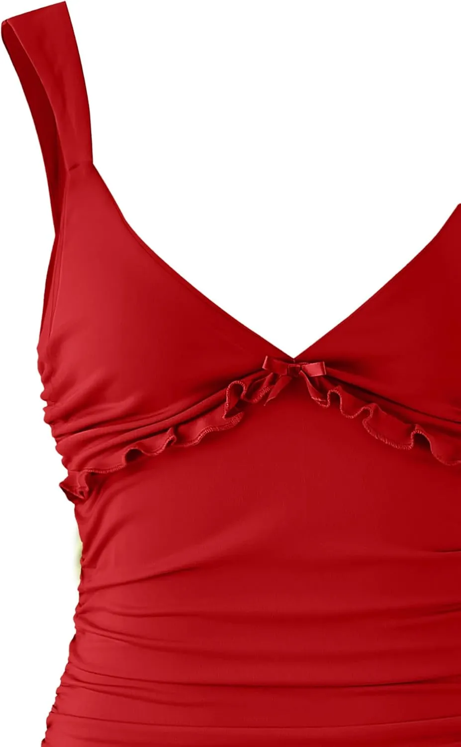 Memoriesea Women's Sexy Sleeveless Sweetheart Neck Ruched Party Club Mini Dress
