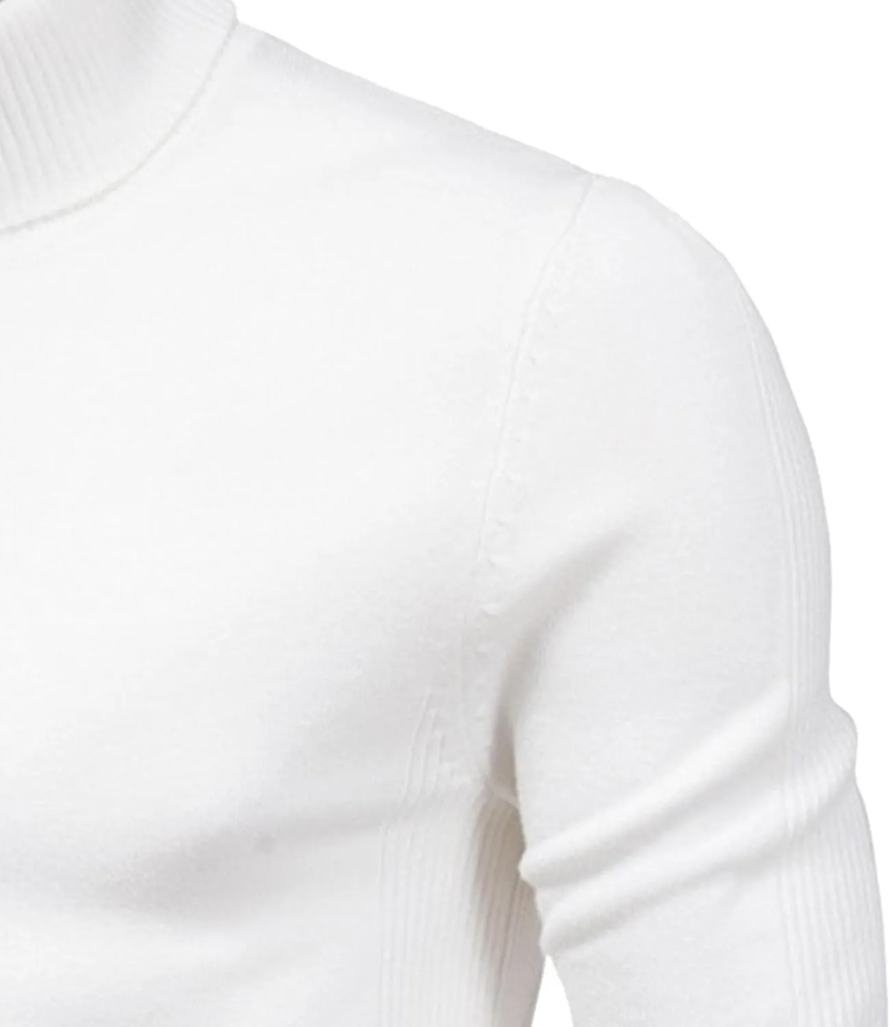 Men's Outdoor Commuting Turtleneck Sweater Fashion Slim Personality Pullover Simple Comfortable Warm Pullover Sweater