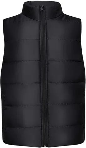 Mens Puffer Vest Lightweight Winter Outdoor Padded Vests Warm Stand Collar Zip Up Sleeveless Down Jacket Outerwear