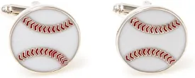 MRCUFF Baseball Pair Cufflinks in a Presentation Gift Box & Polishing Cloth