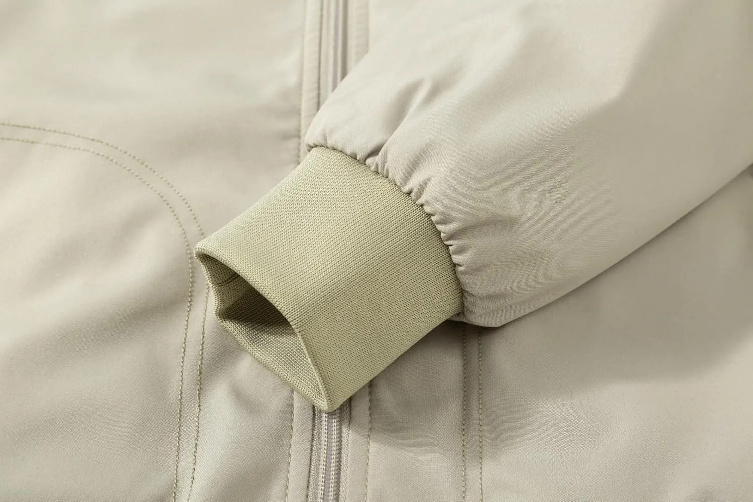 TLZC Men's Fashion Bomber Jacket Lightweight Track Windbreaker Jackets Outdoor Golf Windproof Coat