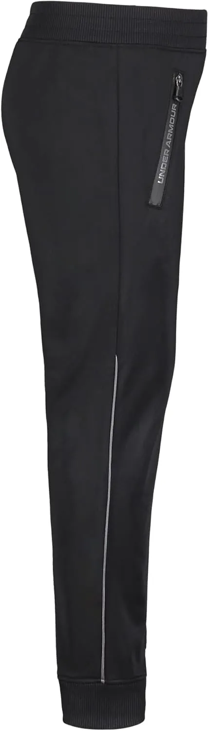 Under Armour Boys' Pennant Tapered Track Pants, Jogger Style Sweatpants with Zipper Pockets